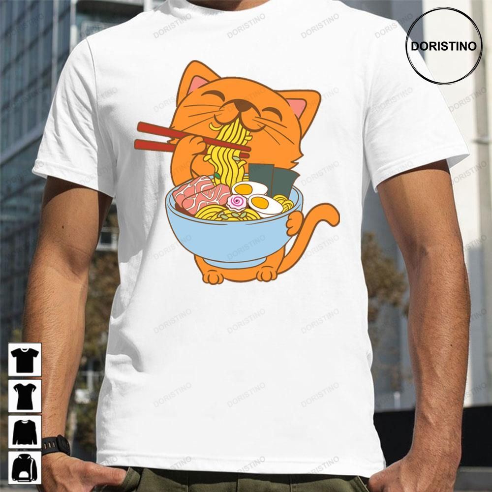 Cat Eating Spaghetti Trending Style